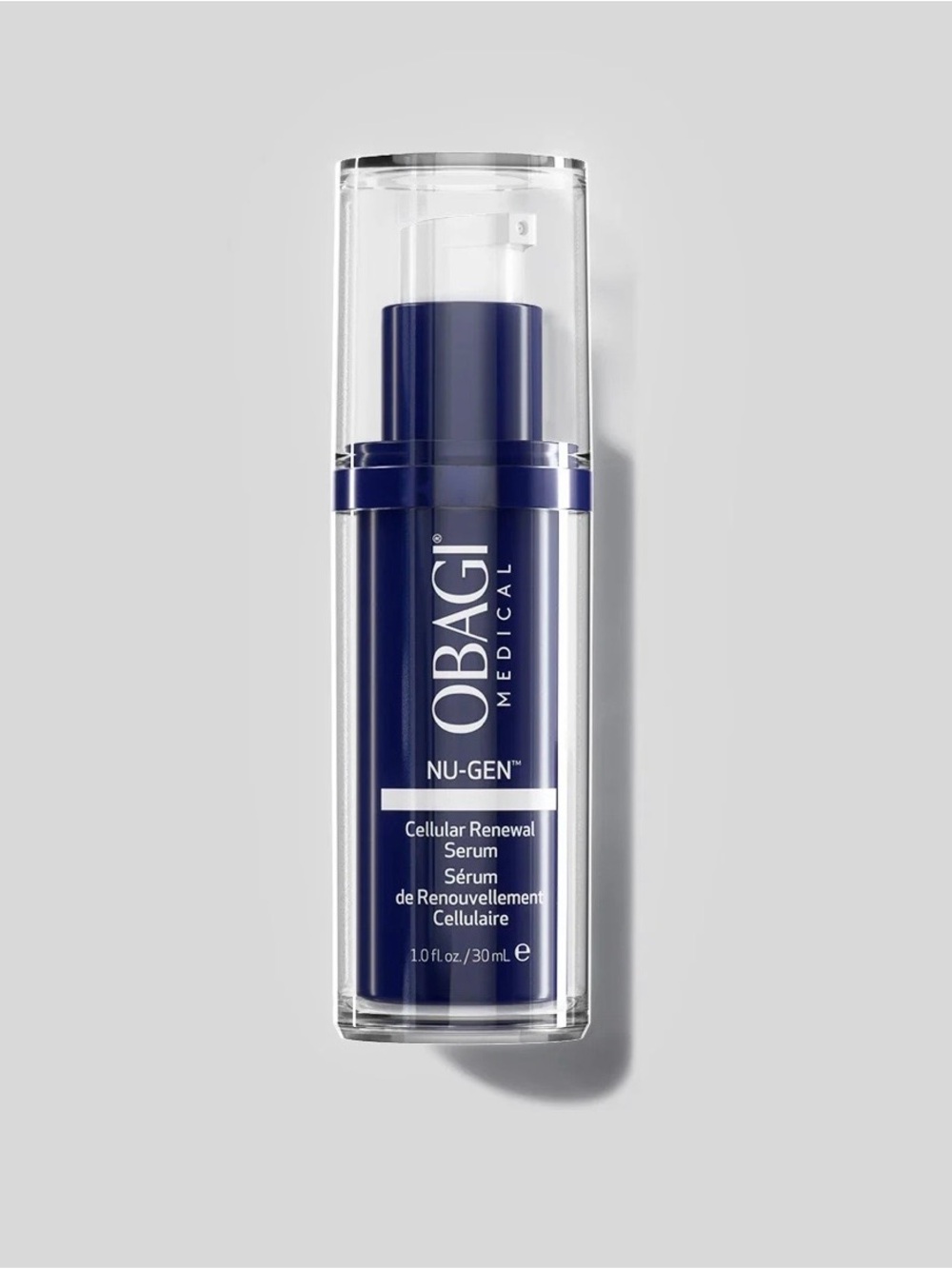 Obagi Nu-Gen Cellular Renewal Serum — Deep Blue Pump Bottle